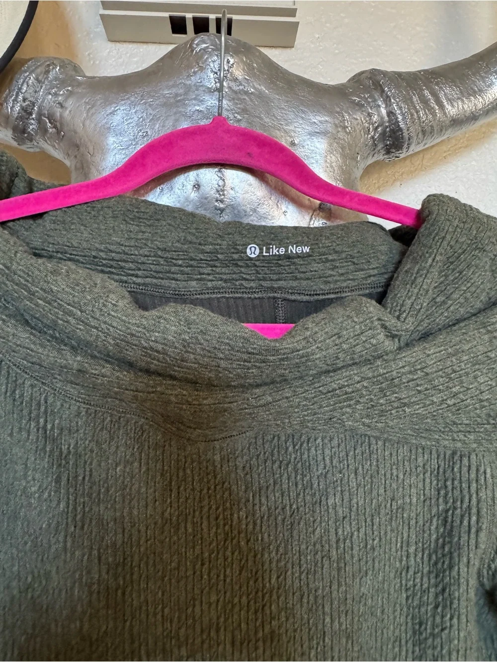 Lululemon Along the Way Dress Heathered Dark Olive
